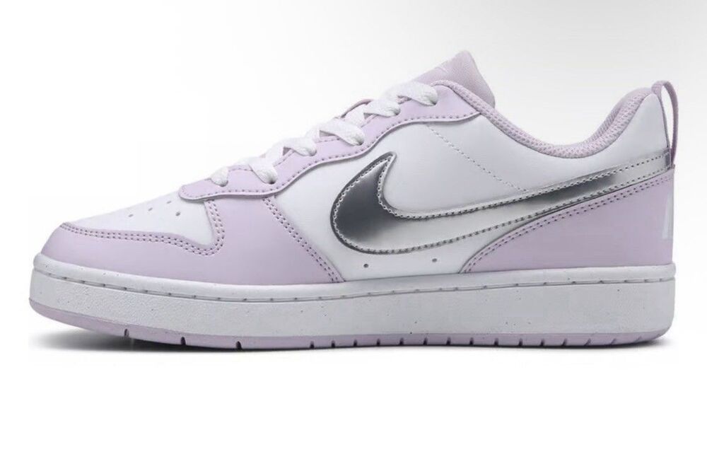 Nike Court Borough Low SE Lavender/Silver Big Kids/Women 7Y/8.5W IH0407530 (39)